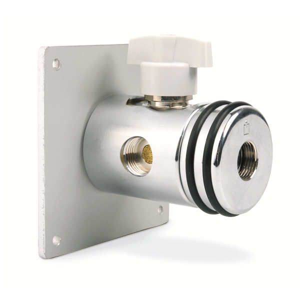 Diaphragm low pressure line valve with plate - VM20